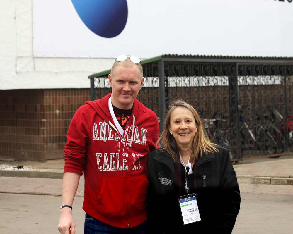 With Esther Dyson, EdVenture founder