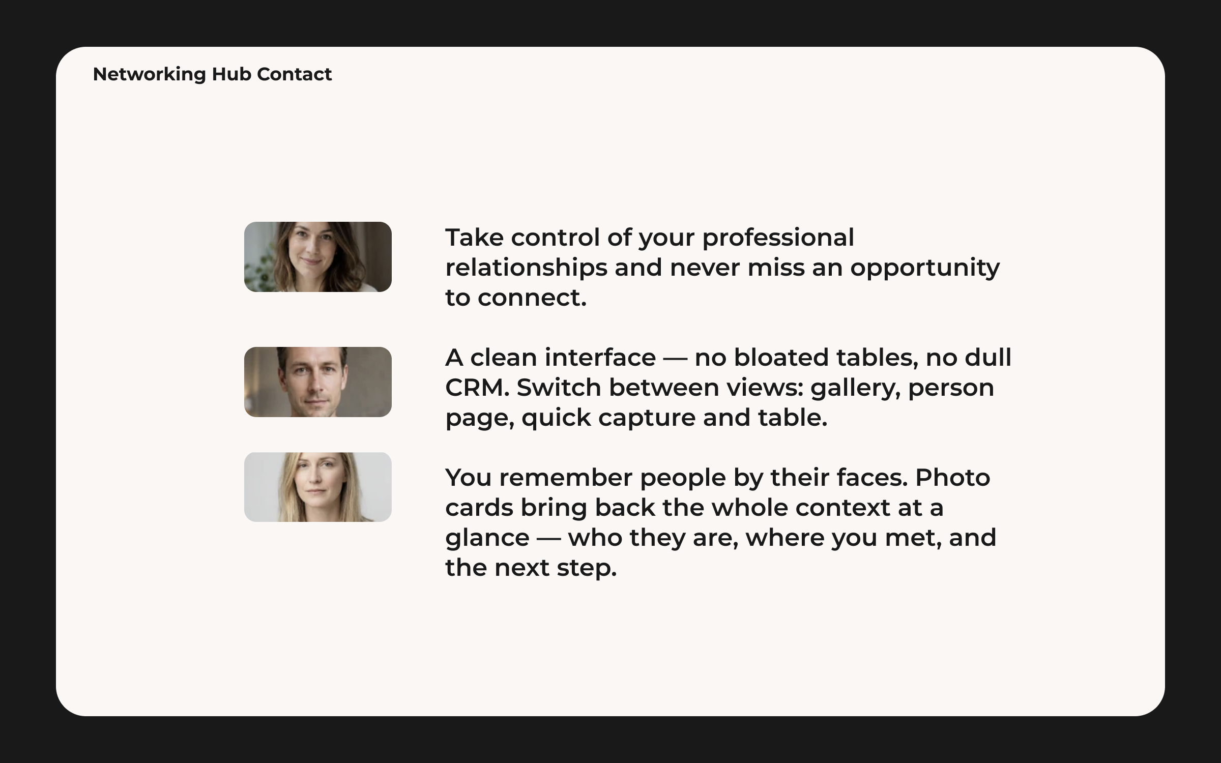 Relationship map and connections